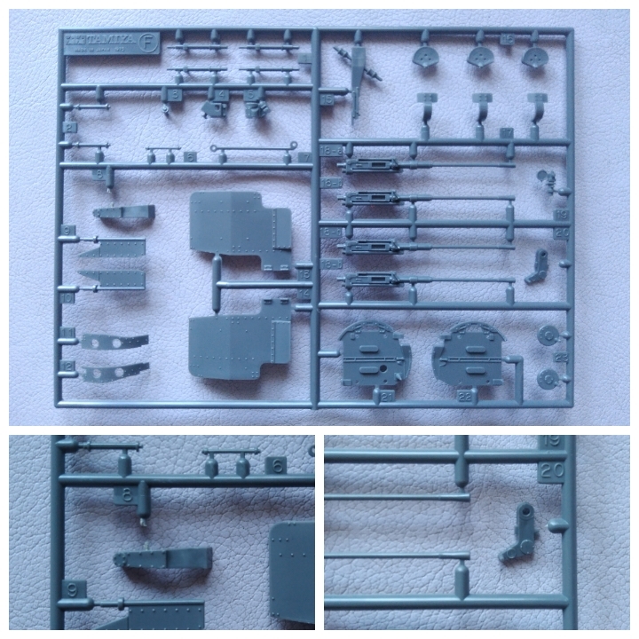 【TAMIYA/独軍】1/35 GERMAN 20㎜FLAKVIERLING38(20㎜4連装高射機関砲38型) MIT Sd.Ah.52(トレーラー)【銃身上下左右可動/運搬or射撃選択】_画像9