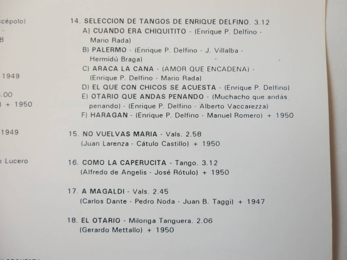 CD/アルゼンチン: タンゴ/アルフレド.デ.アンジェリス/Alfredo De Angelis - Carlos Dante Y Julio Martel En FM Tangoの画像5