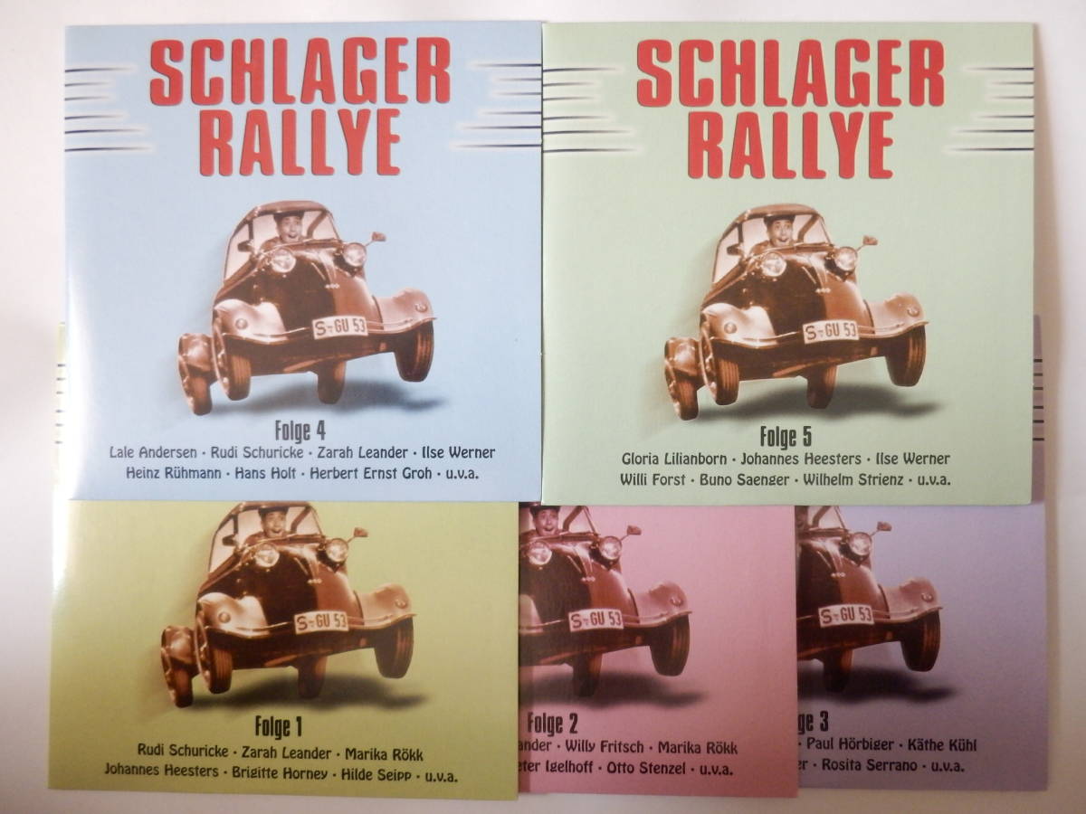 10CDs-200曲/VA/EU: オールド-ポップ/Schlager Rallye 200/Zarah Leander/Lilian Harvey/Pola Negri/Rosita Serrano/Lale Andersen 他_画像3