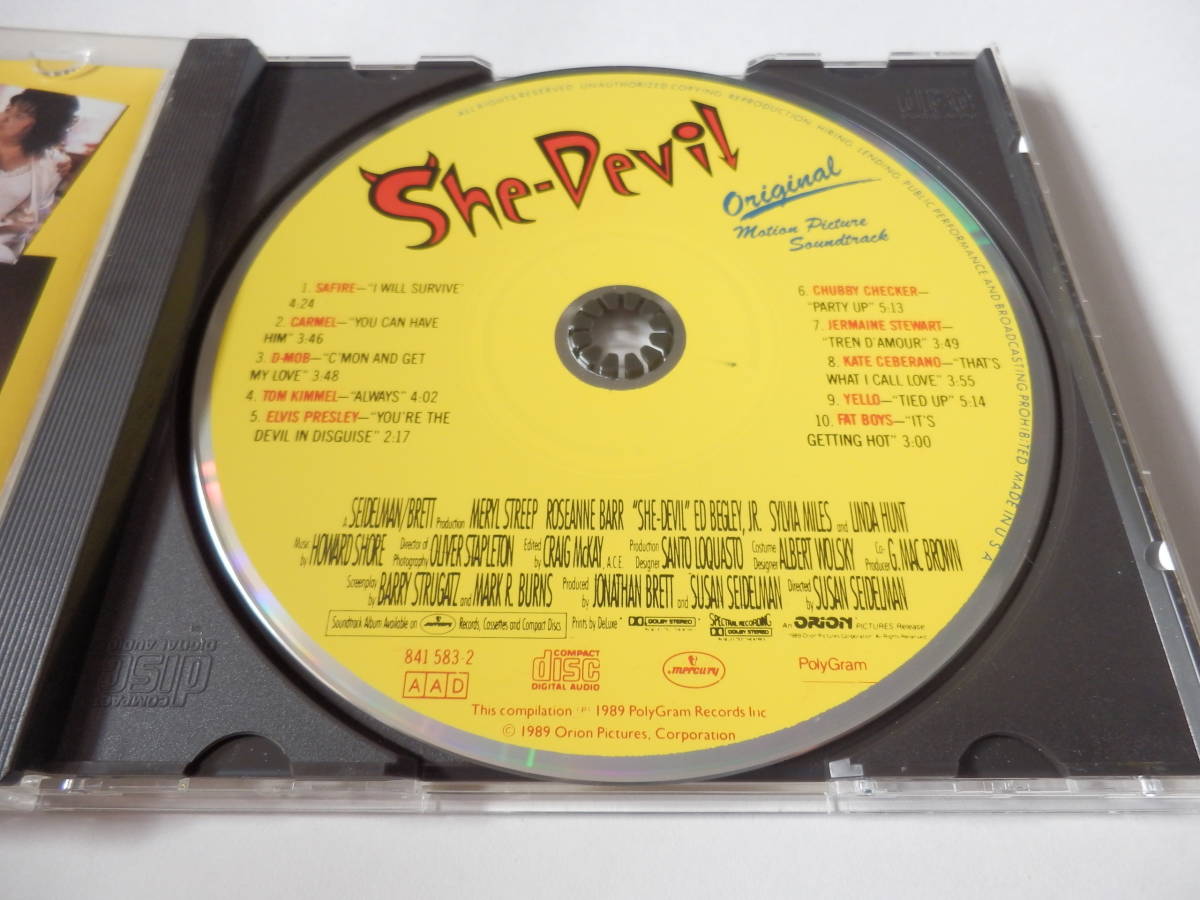 CD/映画: OST/シー.デビル/She-Devil - Various/スーザン.シーデルマン:監督/メリル.ストリープ/ロザンヌ.バー_画像3