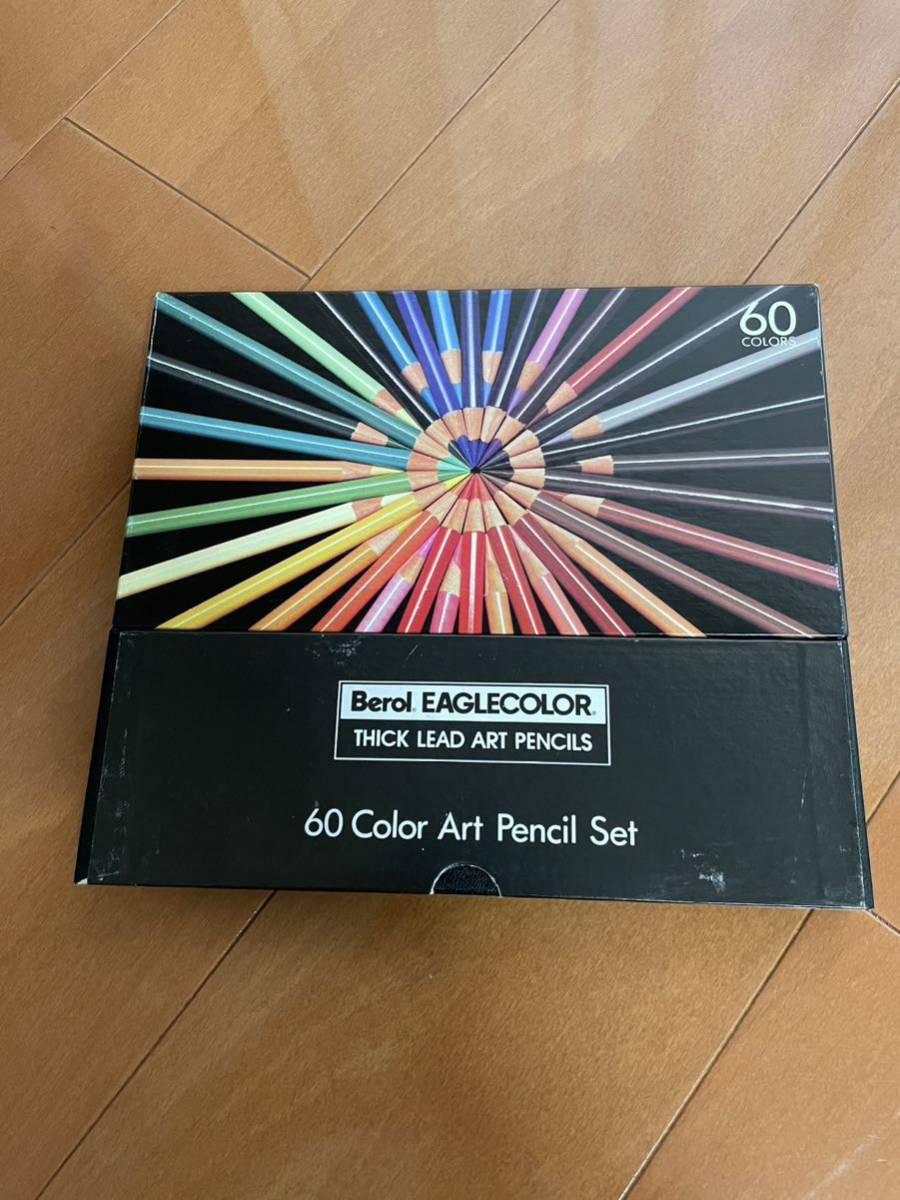 未使用】Berol Eagle Color ベロールイーグルカラー60色色鉛筆 未使用】Berol Eagle Color ベロールイーグルカラー60色色鉛筆