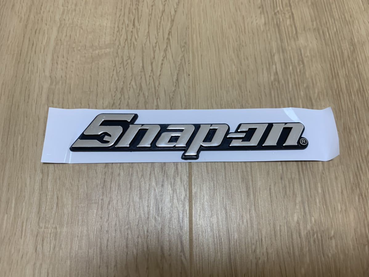 スナップオン メッキ エンブレム Snap-on ロゴ 工具 マックツール _画像1