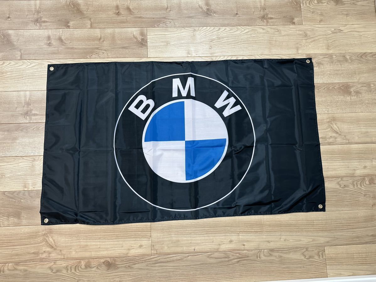 BMW 特大フラッグ バナー 約150×90cm タペストリー 旗 ガレージ装飾 m3 m4 m5 ロゴ お部屋の装飾 雑貨 アルピナ アメリカン_画像1