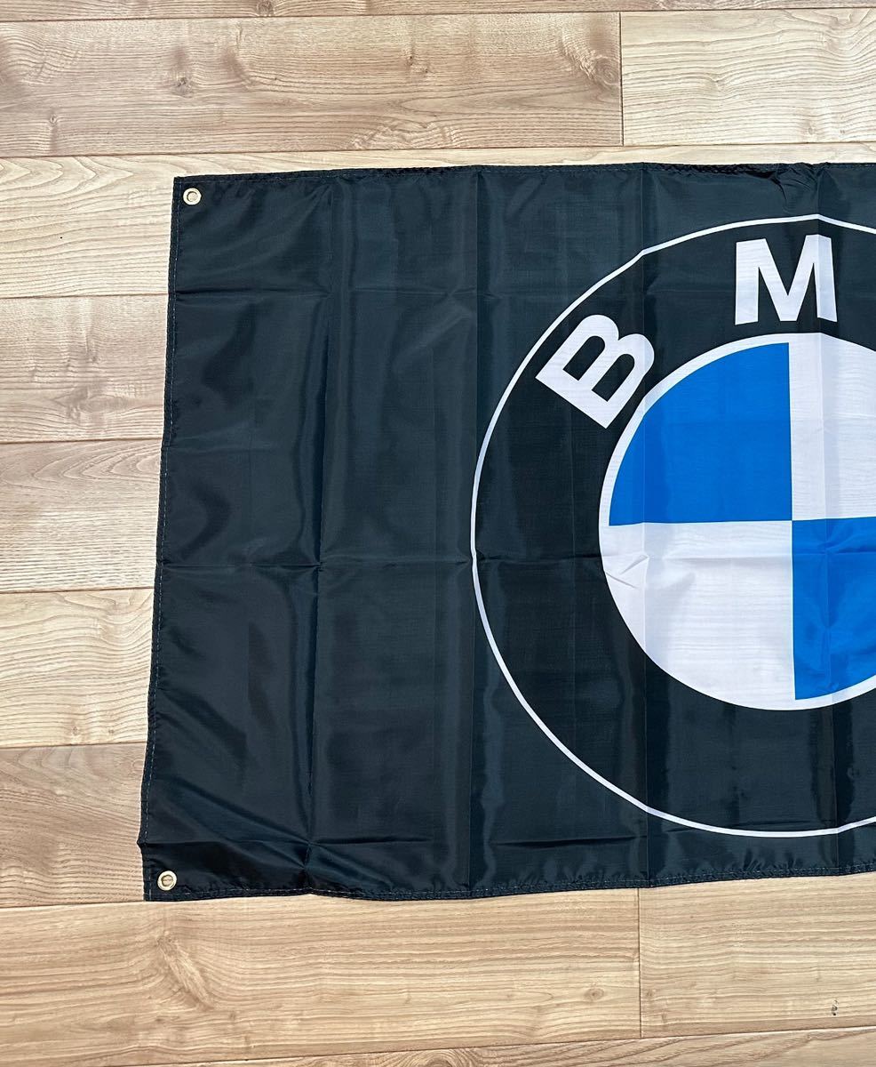 BMW 特大フラッグ バナー 約150×90cm タペストリー 旗 ガレージ装飾 m3 m4 m5 ロゴ お部屋の装飾 雑貨 アルピナ アメリカン_画像2