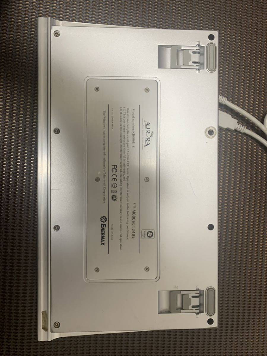 ENERMAX AURORA Micro KB006U-S アルミキーボード USB接続_画像5