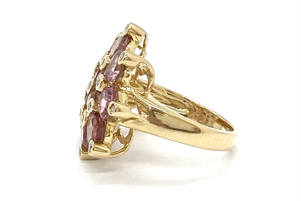 激安超特価 最大80%オフ Pink No ダイヤモンドリング K18ピンクトルマリン Tourmaline トルマリン