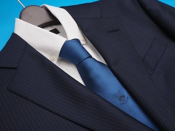 原文:新品21.6万★W.L.C by J PRESS Jプレス×ドーメル【英国製 アマデウス 365】 秋冬 ヘリンボーン スーツA7★紺 1点物 オンワード樫山