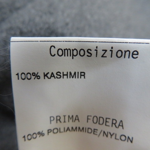 3378*BORRELLI NAPOLI Luigi Borrelli cashmere 100% jacket 50 gray Italy made *A