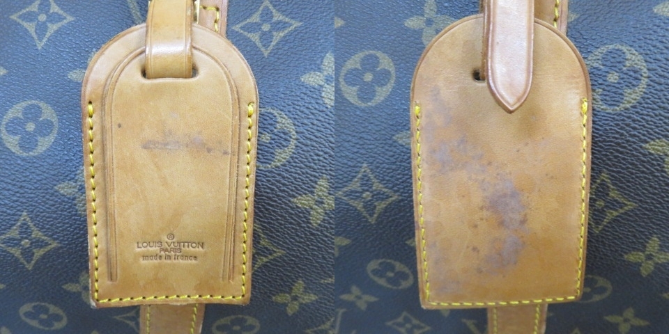 G551★LOUIS VUITTON ルイヴィトン モノグラム キーポル55 バンドリエールMI881★A_画像3