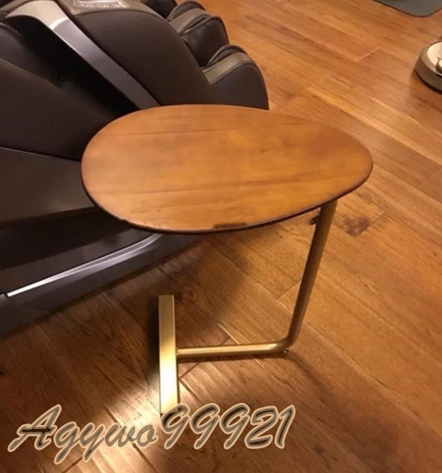 オリジナル高級サイドテーブル別荘ナイトテーブルリビング北欧木製1脚コーヒーテーブル贅沢 ZCL400_画像2