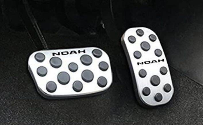 トヨタ 新型ノア 90系（2022年1月~）アルミ ペダル 工具不要 NOAH 専用設計 ブレーキ アクセル カバーの画像1