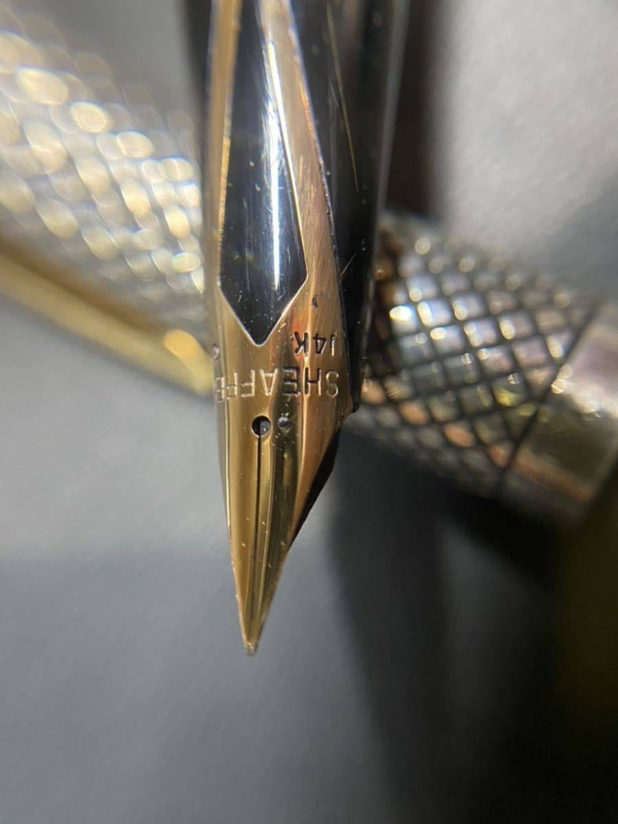 SHEAFFER シェファーSTERLING SILVER●万年筆・ボールペンセット●おまけケース付き_画像5