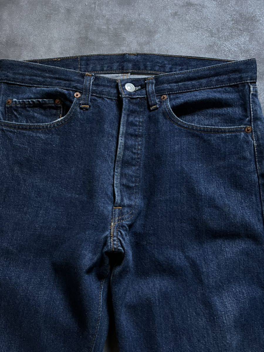 濃紺70s LEVIS 501 66後期（チェーン）極上ボタン裏刻印6W33ヴィンテージ ビンテージ オリジナル1977年6月製造赤耳66前期BIGE501xx502505_画像2