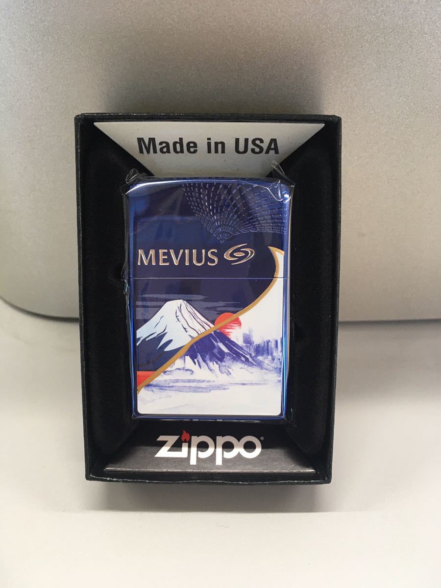 メビウスzippoライター　JT 富士山　非売品_画像1