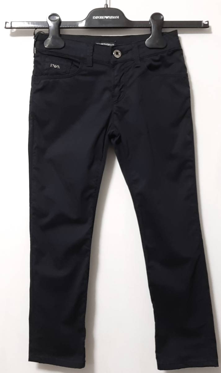 [新品] 16A(16歳) EMPORIO ARMANI / JUNIOR　年間定番となる【コットンパンツ】◆2023年春夏モデル　男の子用 175cm　◆色：紺_画像1