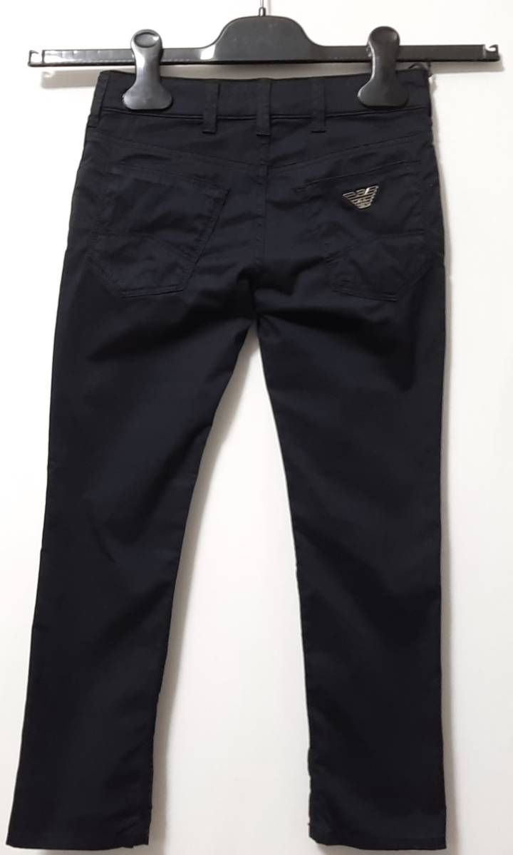 [新品] 16A(16歳) EMPORIO ARMANI / JUNIOR　年間定番となる【コットンパンツ】◆2023年春夏モデル　男の子用 175cm　◆色：紺_画像2