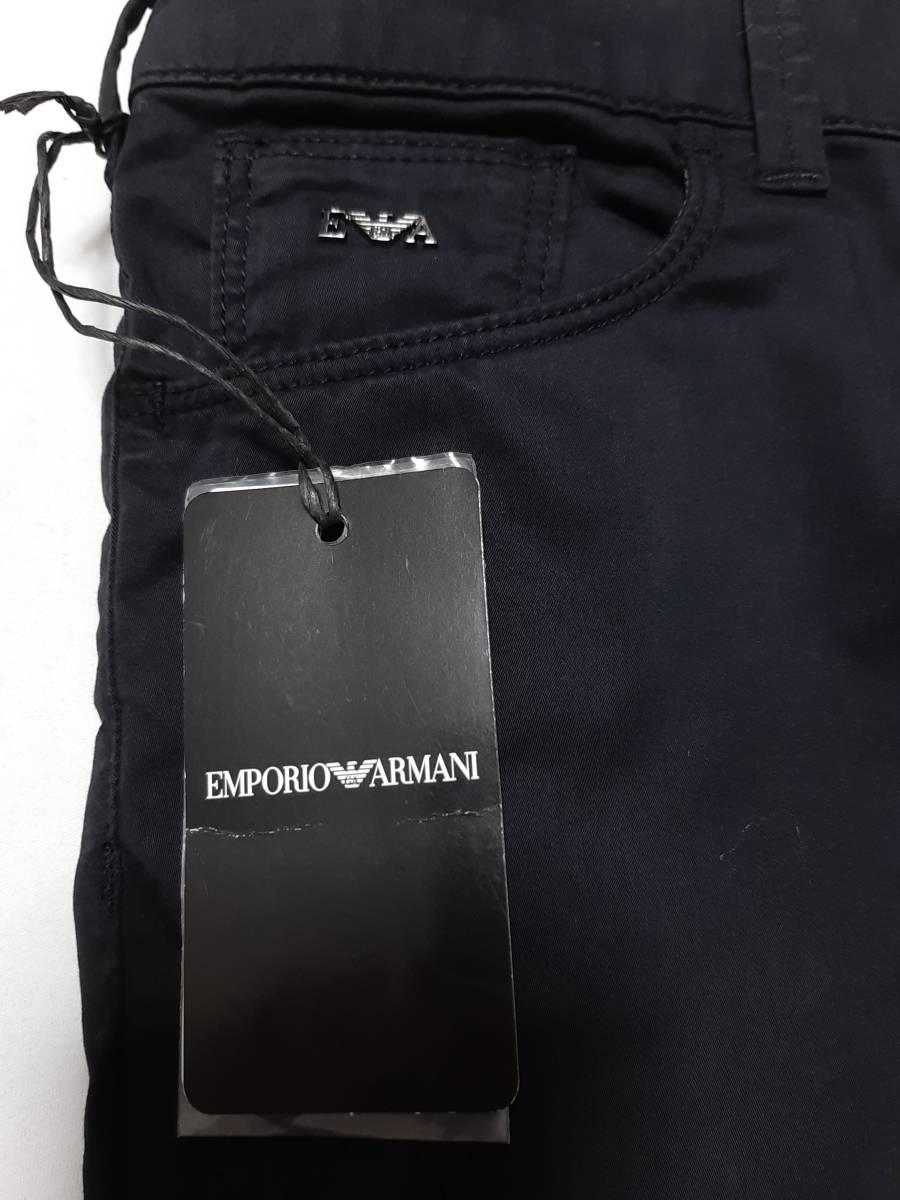 [新品] 16A(16歳) EMPORIO ARMANI / JUNIOR　年間定番となる【コットンパンツ】◆2023年春夏モデル　男の子用 175cm　◆色：紺_画像9