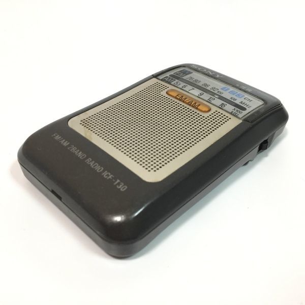 ◆現状品◆SONY ソニー FM/AMポケットラジオ ICF-T30_画像2