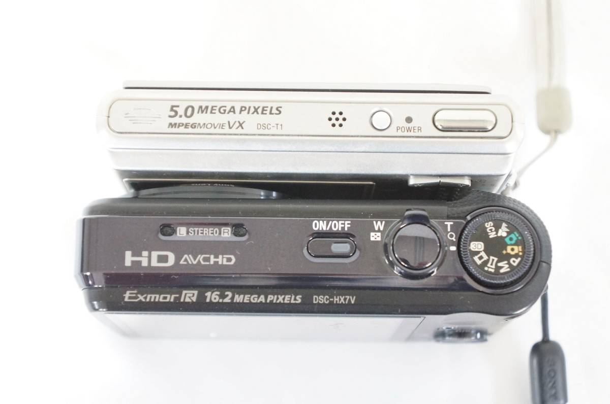 SONY ソニー Cyber-shot DSC-T1 DSC-HX7V コンパクトデジタルカメラ 他 7点 まとめてセット 5312266091_画像3