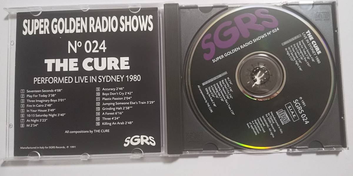 the CURE / in Concert 1980 CD live in Sydney_画像2