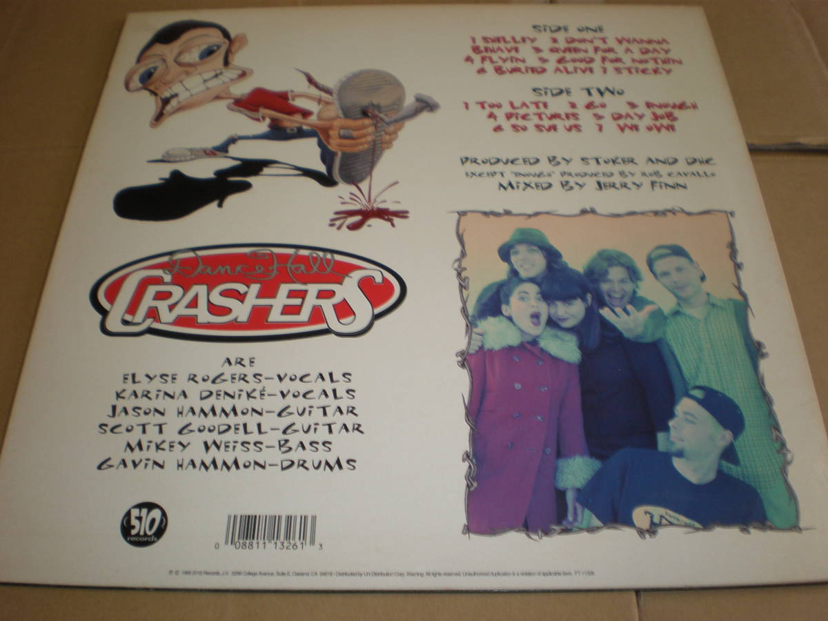 Dance Hall Crashers/Lockjaw・USオリジナルLP/初回Red Vinyl盤/赤・カラー盤・スカコア_画像2