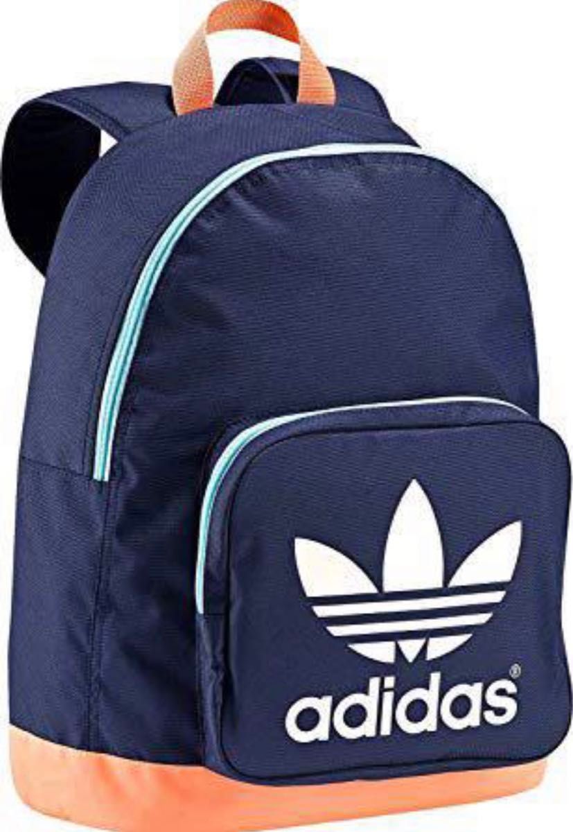 新品 adidas オリジナルス リュック ネイビー オレンジ aa2428