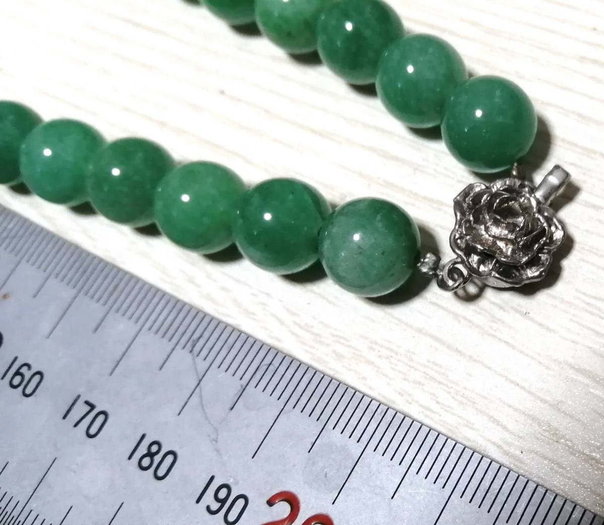 天然翡翠 翡翠 ヒスイ ネックレス 丸玉 SILVER 42㎝ 61g|Yahoo 天然翡翠 翡翠 ヒスイ ネックレス 丸玉 SILVER 42㎝ 61g|Yahoo