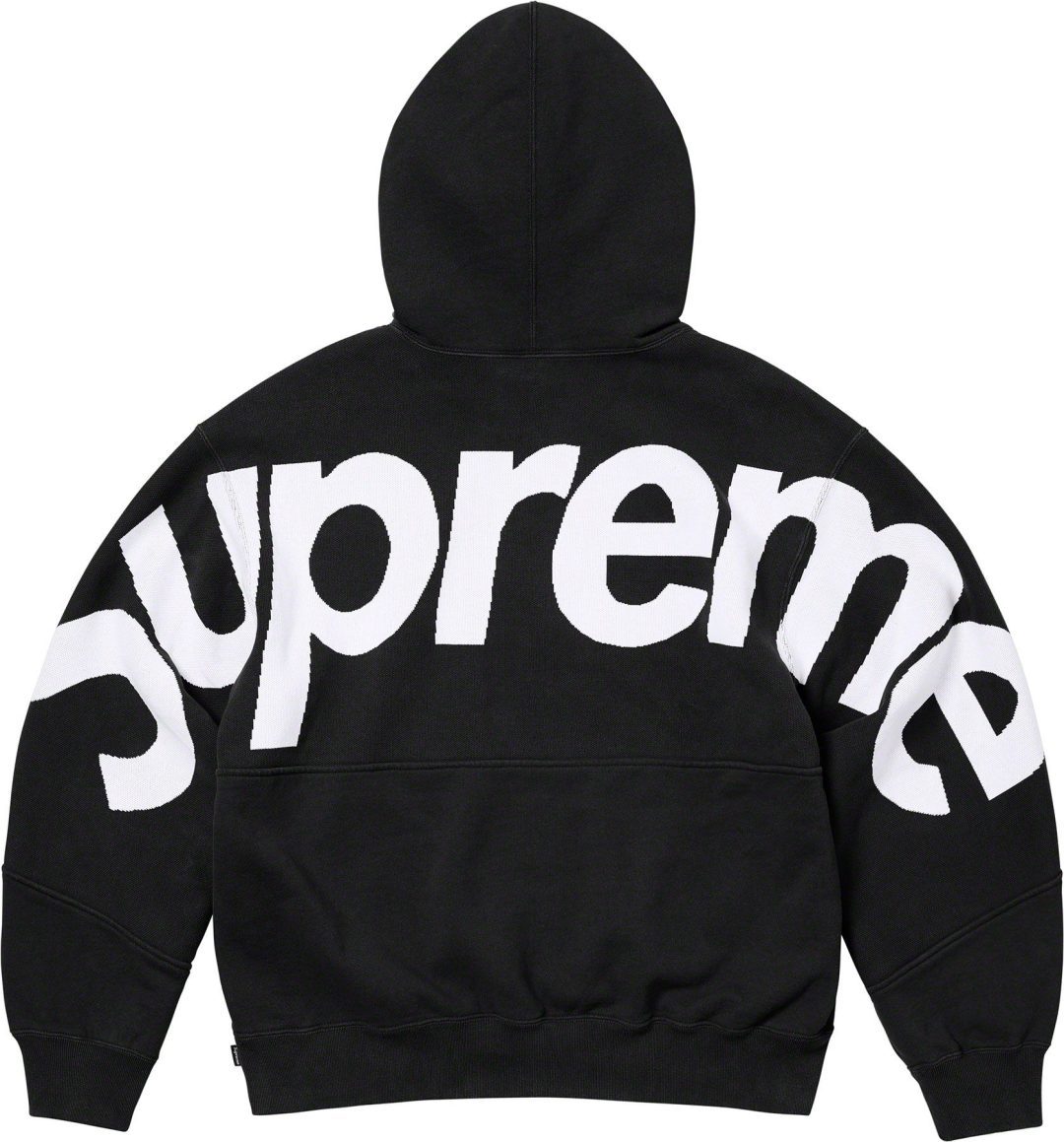 ☆新品未使用【L】Supreme Big Logo Jacquard Hooded Sweatshirt 23FW☆シュプリーム ボックス ロゴ Box Logo_画像1