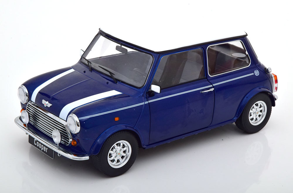 KK scale 1/12 Mini Cooper LHD bluemetallic white　ダイキャスト製　ビックスケール