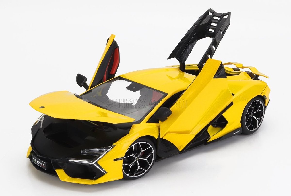 ＜予約品＞　MAISTO 1/18 Lamborghini REVUELTO　GIALLO INTI MET　ランボルギーニ　レヴェルト　マイスト_画像2