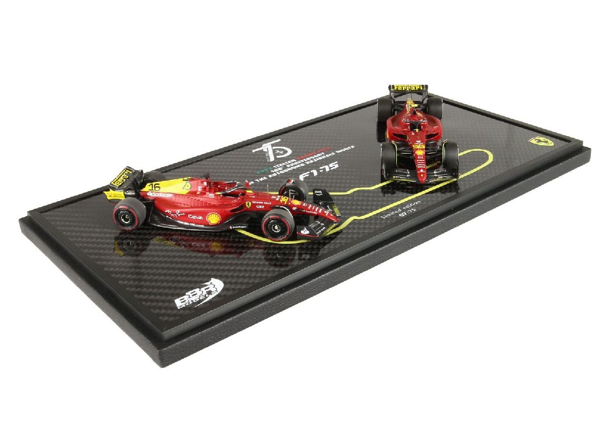 ＜予約品＞　BBR 1/43 Ferrari SF-75 GP Italy Monza 2022 C.Leclerc C. Sainz フェラーリ　BBRC277COFF　特別版_画像2