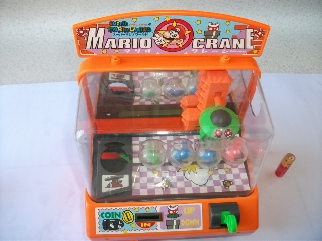 希少 レア 当時物 　MARIO CRAN E　マリオ　クレーン　ジャンク品　UFOキャッチャー　 昭和レトロ ビンテージ _画像5