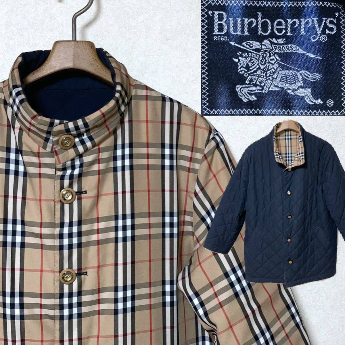 極希少！BURBERRY バーバリープローサム　ノバチェック　リバーシブル　中綿ダウンジャケット　ノバチェック×ブラック　送料無料