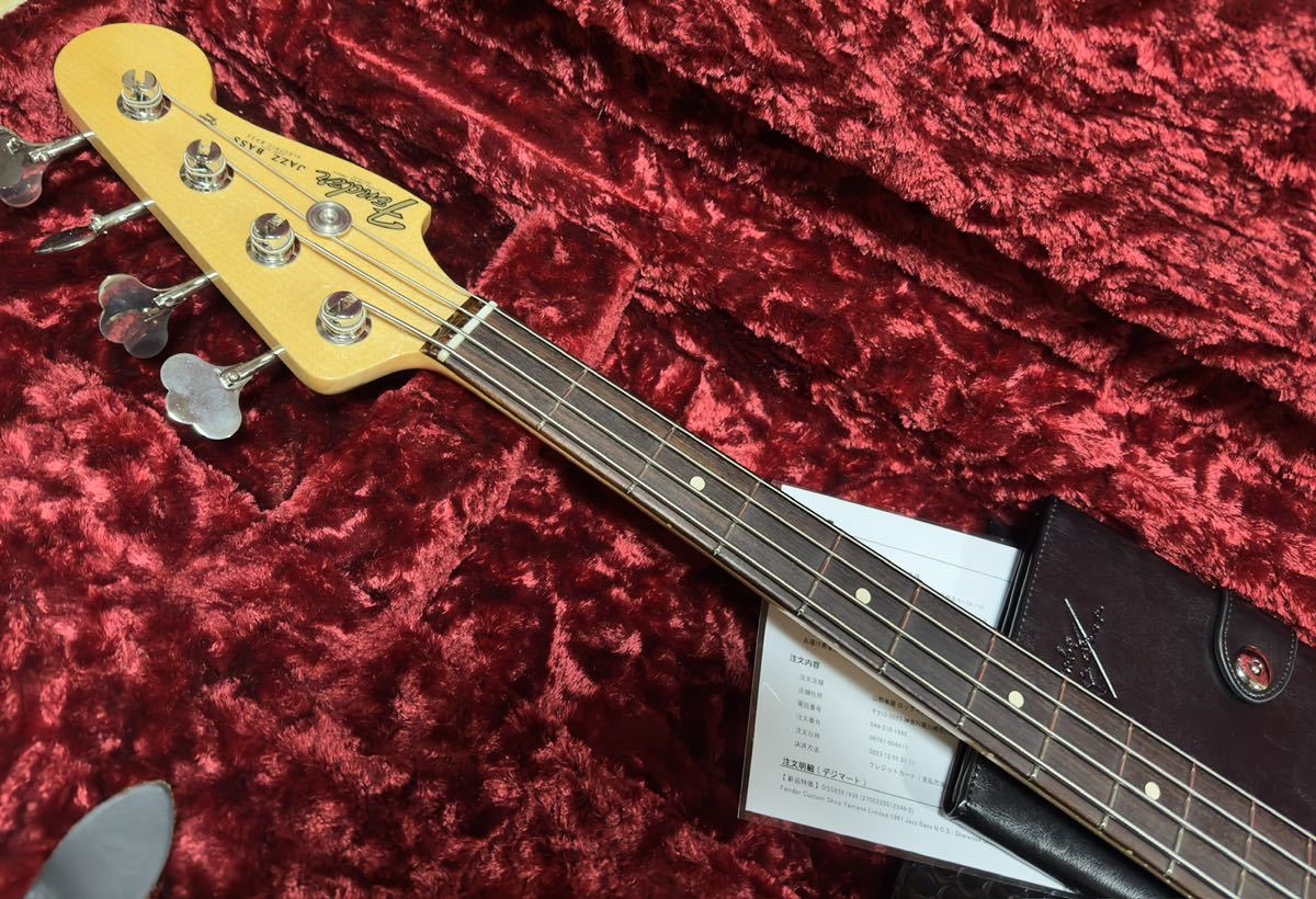 Fender Custom Shop 61 Jazz Bass NOS SHERWOOD METALLIC special order order ultrathin Rucker specification unused goods 