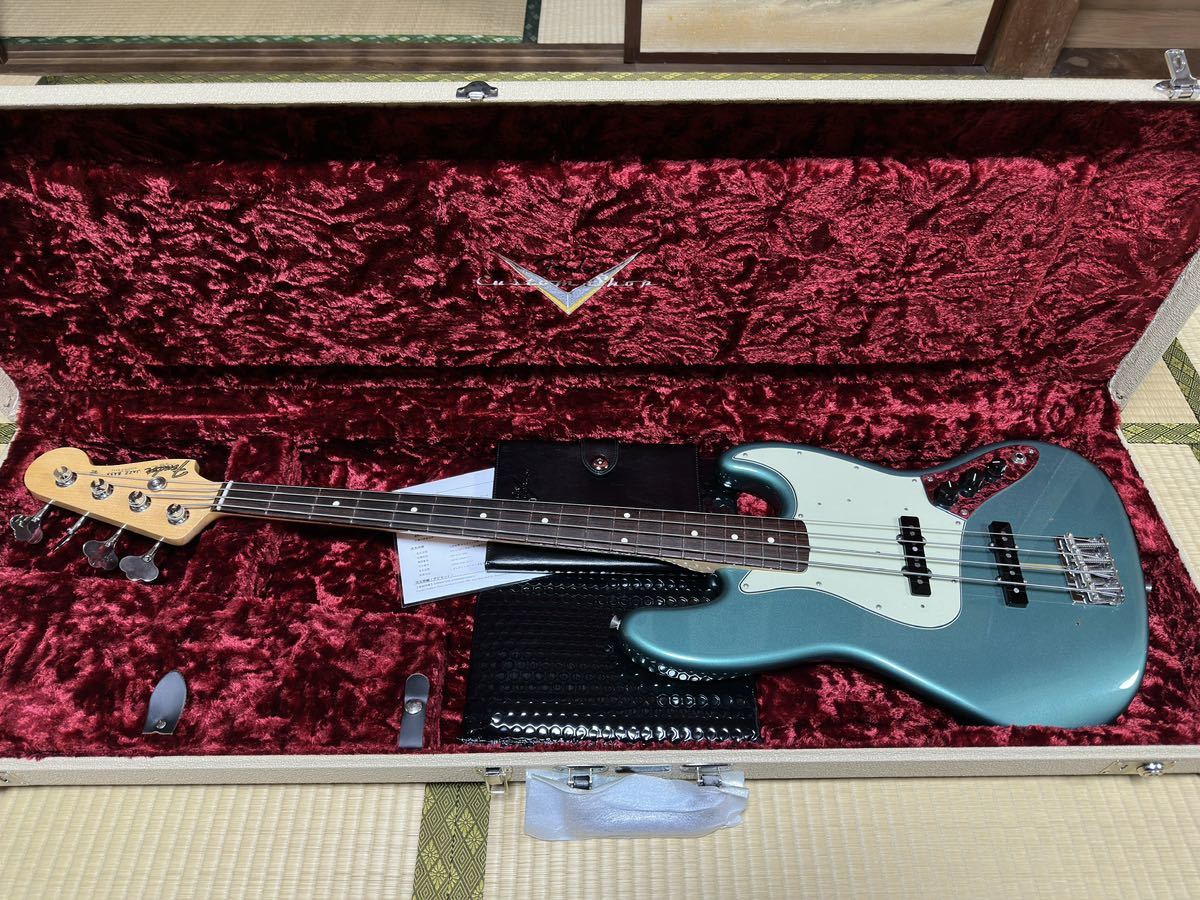 Fender Custom Shop 61 Jazz Bass NOS SHERWOOD METALLIC special order order ultrathin Rucker specification unused goods 