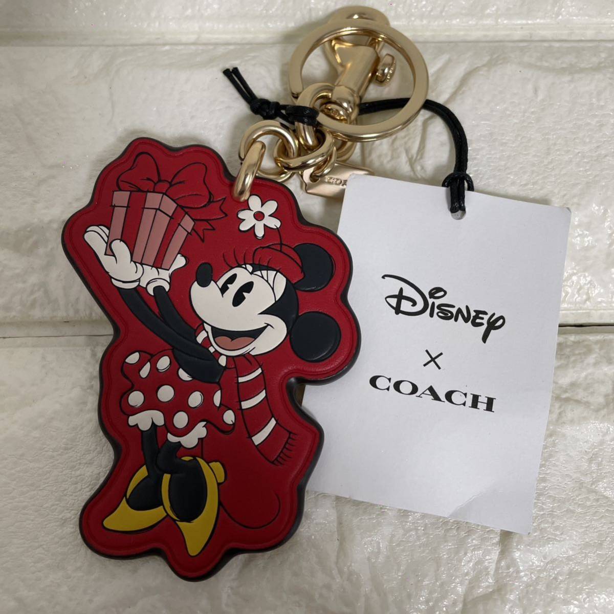 【Disney X Coach】限定コラボ　☆バッグチャーム☆　ミニー