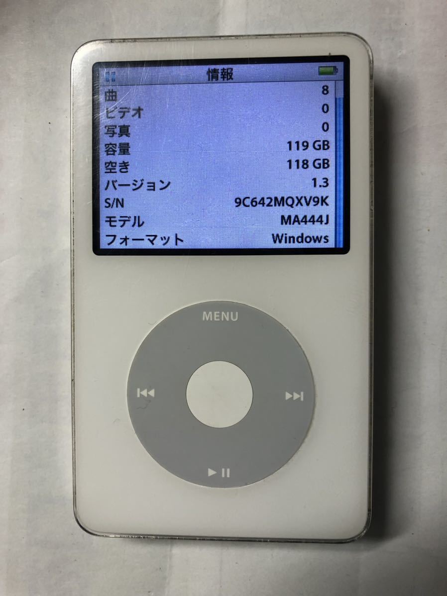 iPod classic 5.５世代30GB→新品SSD128GB搭載 & 新品バッテリー交換　　iTunes同期OK 軽量化実現_画像3