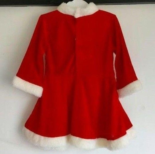 80 クリスマス サンタ 衣装 子供 コスプレ ベビー キッズ 女の子 ガールズ 子ども ワンピース スカート
