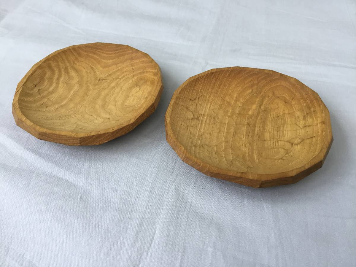  valuable 2 pieces set tree ground . new .. small plate teacup sauce Nara tree plate plate search Ishimura ....... tree three . dragon two 