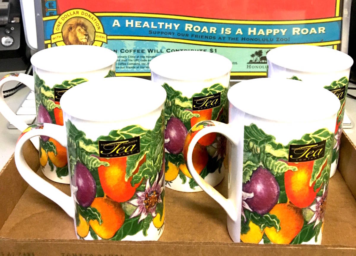 ハワイアンアランドティー社の紅茶用マグカップ(新品未使用品)_画像1