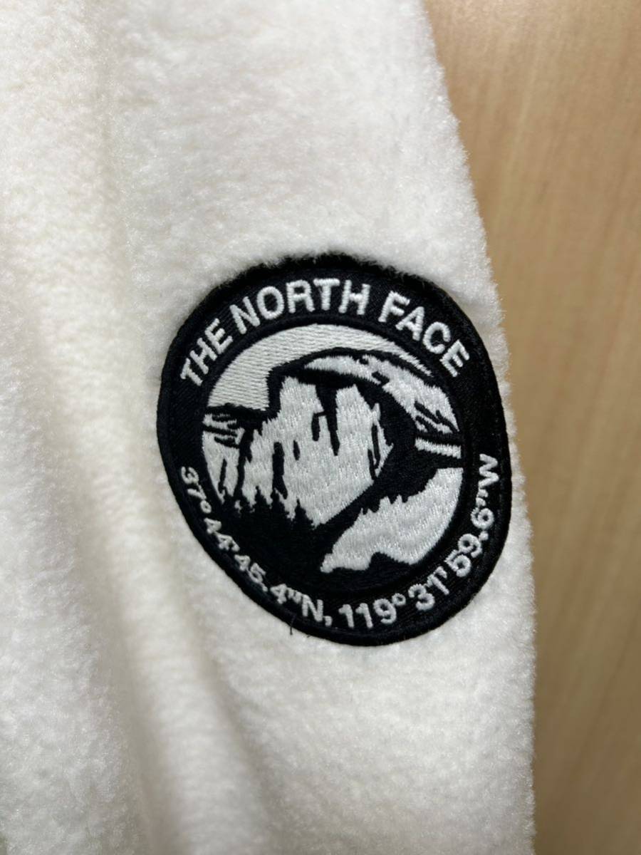 【Lサイズ、即決あり】THE NORTH FACE フリース ジャケット 正規品リモフリース アイボリー【4〜5回着用】_画像6