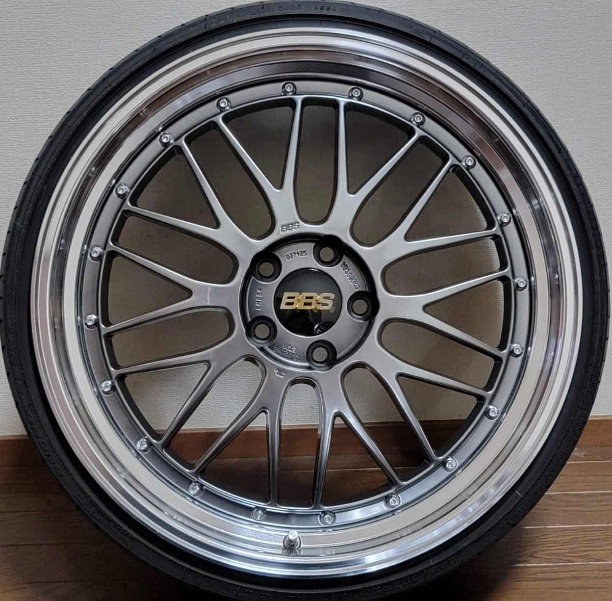 BBS LM 20 インチ　9.5J+30　４本　LM254　美品　アルファード　ヴェルファイア　セルシオ　　クラウン RS SUPER_画像5