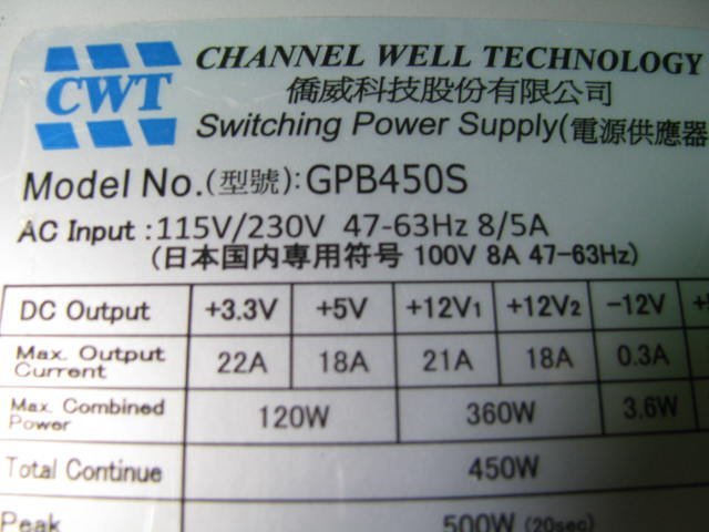 KA2508/電源BOX 6台/430W～ topower TOP-430Cなど_画像2