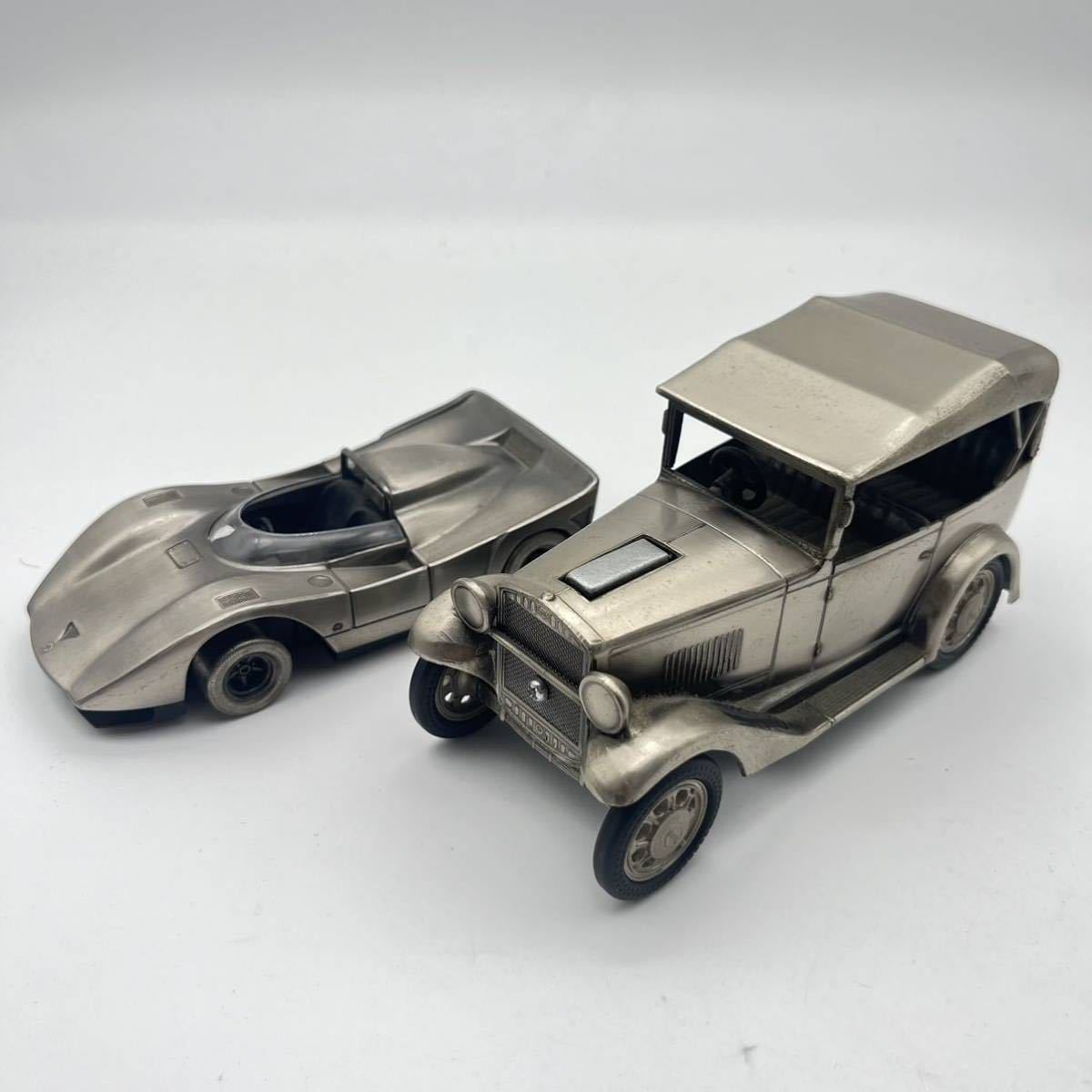 北山 11月 No.100 車 クルマ まとめて2点 1932 FIRST DATSUN ミニカー シルバー系　おもちゃ ヴィンテージ レトロ_画像1