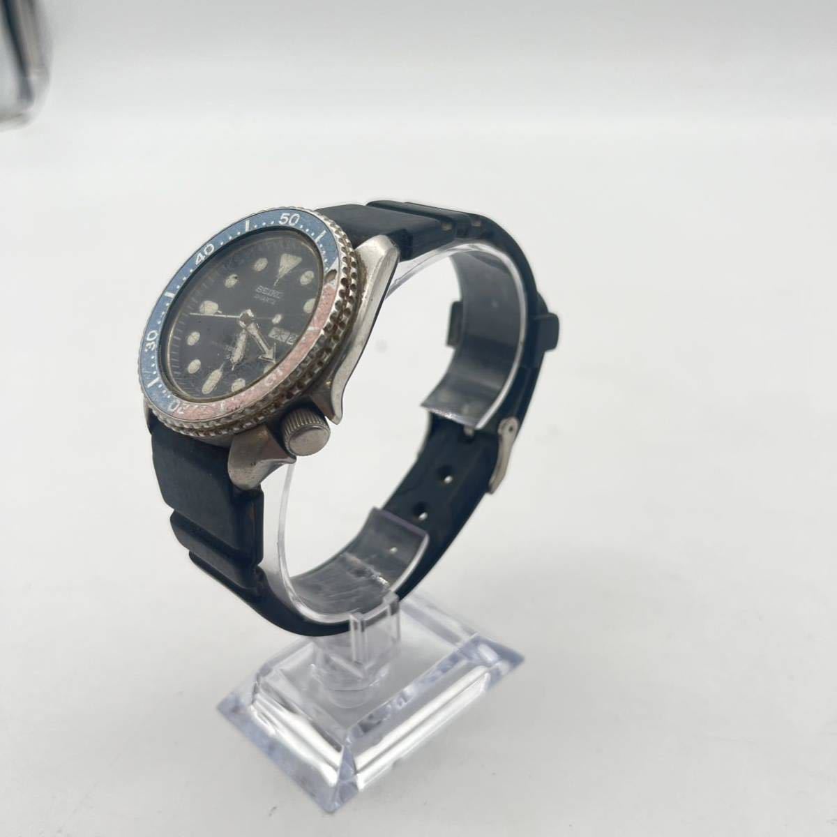 曽我部 12月 No.10 可動品 腕時計 SEIKO セイコー 7548-700B ブラック系 メンズ腕時計 デイデイト クオーツ ブランド_画像4