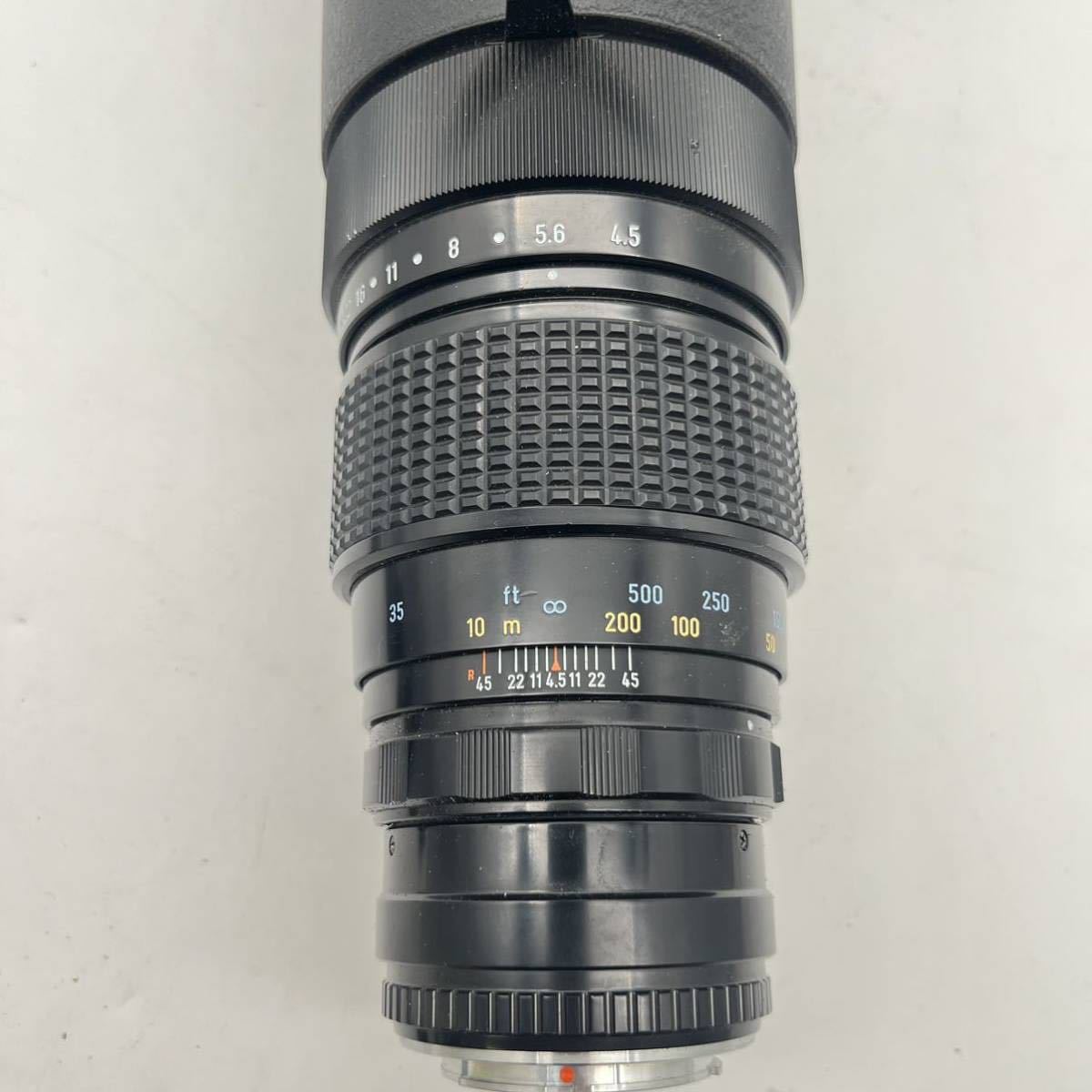 杉本 12月 No.2 レンズ PENTAX ペンタックス 1:4.5 500mm ペンタックス-K用 ブラック系 カメラレンズ ヴィンテージ ブランド_画像7