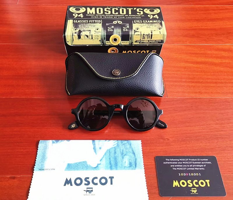 名作モデル☆新品☆ MOSCOT ZOLMAN ゾルマン 丸い眼鏡 *サングラス・ セレブ愛用モデル・ブラック_画像8