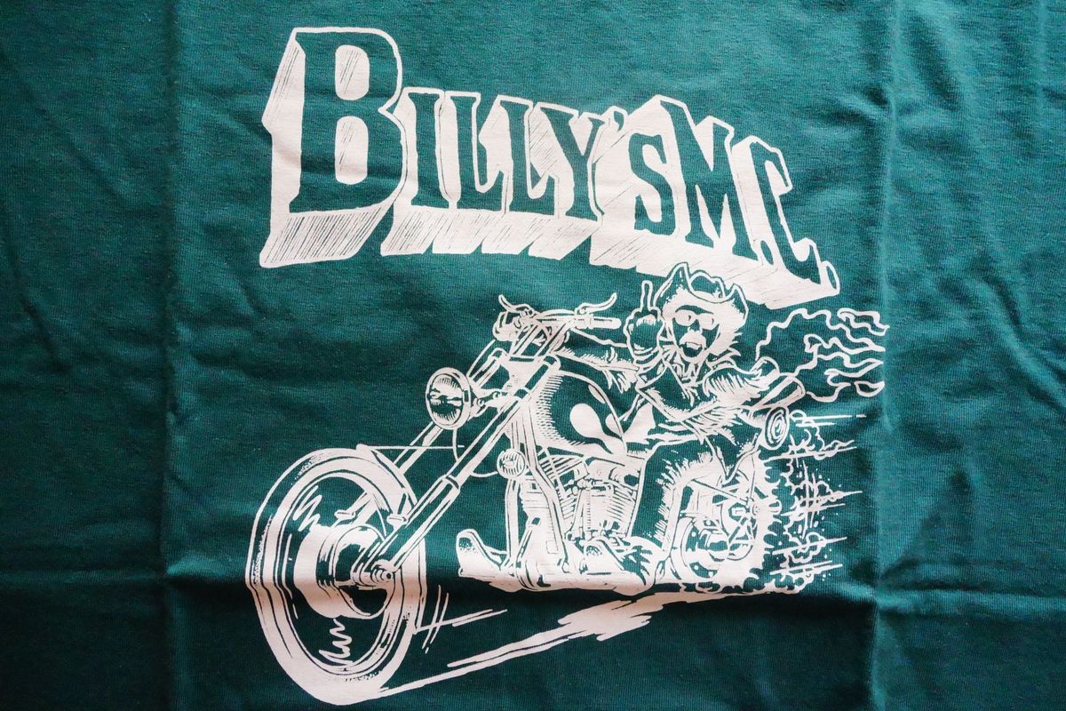 カスタムキング『BILLY‘S M.C.』Ｔシャツ L グリーン