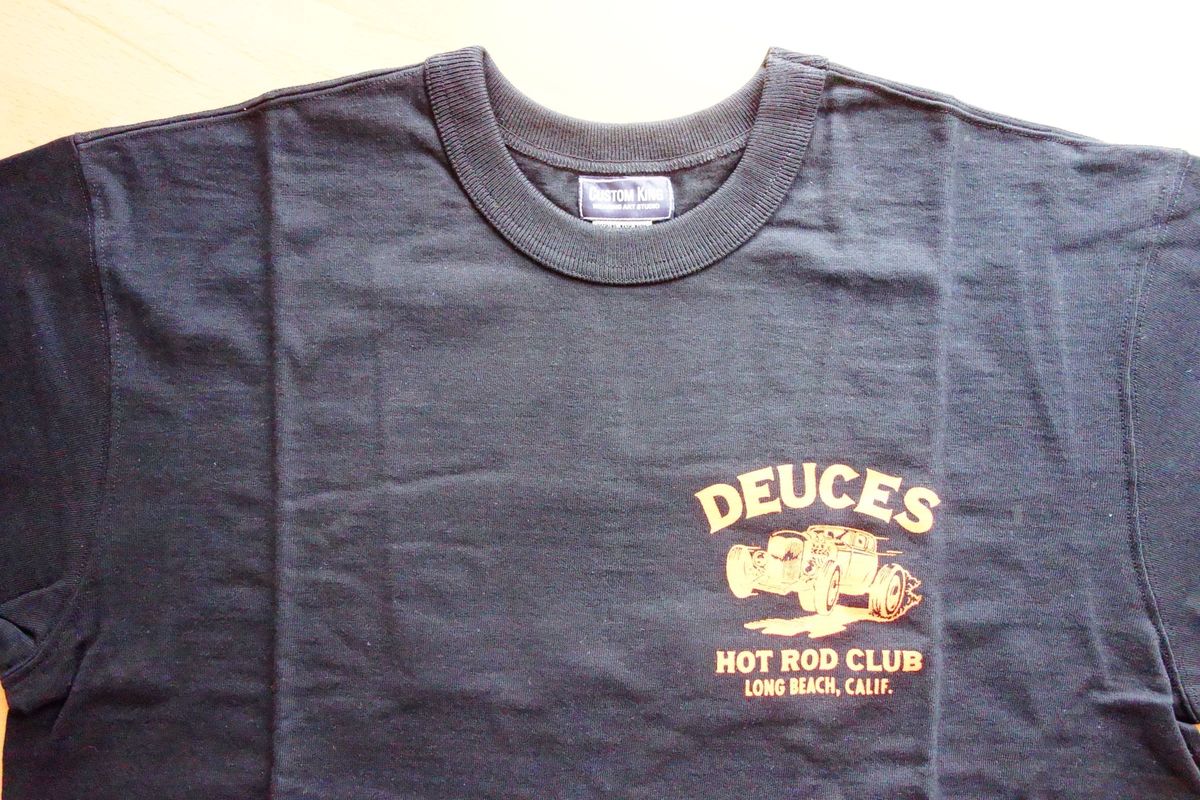 カスタムキング『DEUCES HOT ROD CLUB』Ｔシャツ