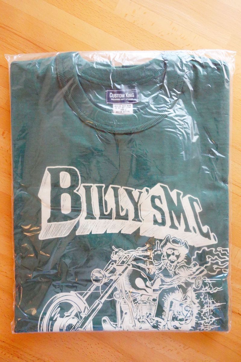 カスタムキング『BILLY‘S M.C.』Ｔシャツ L グリーン